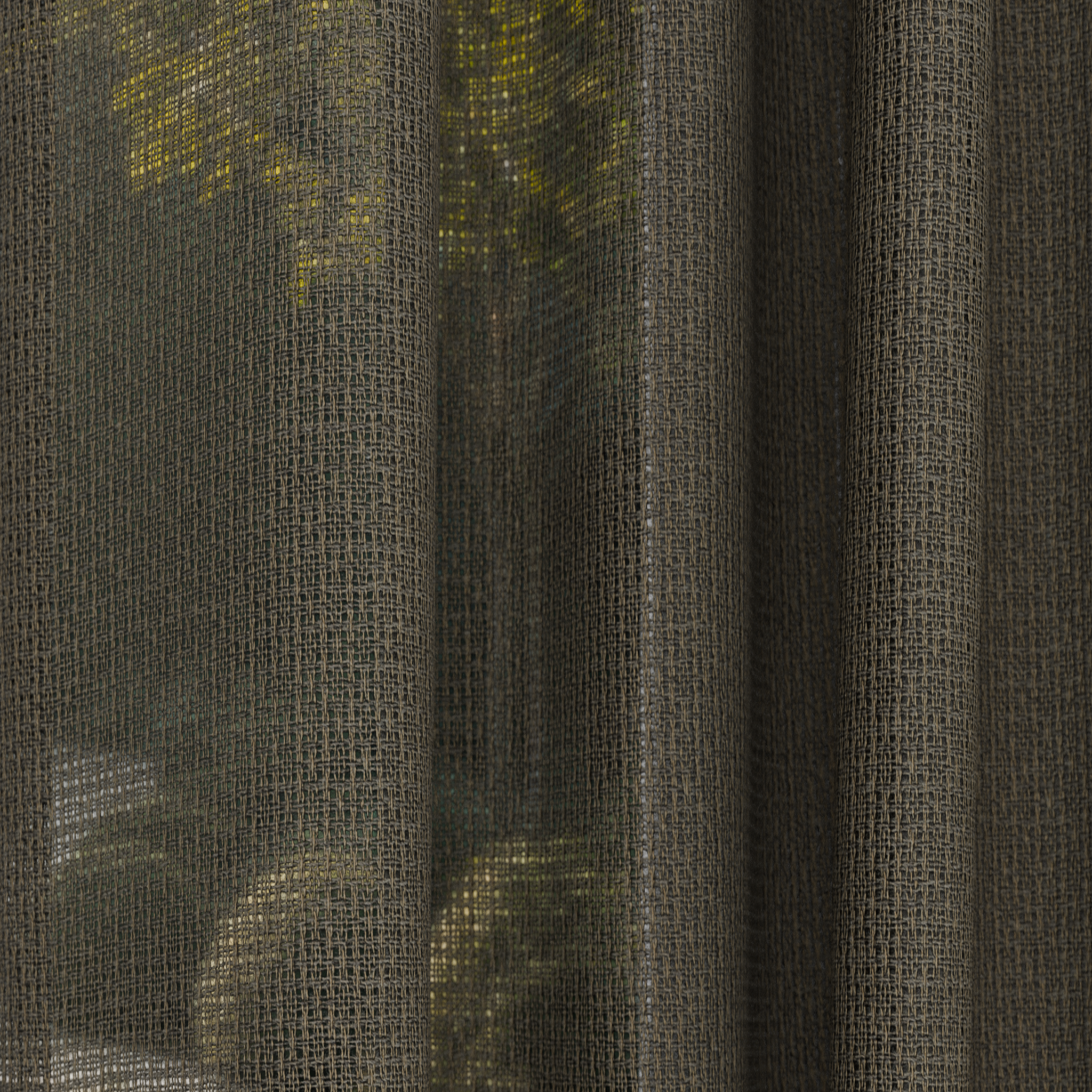 Toppoint_Gordijn_Inbetween Restruct_11_olive_Curtain_Toppoint