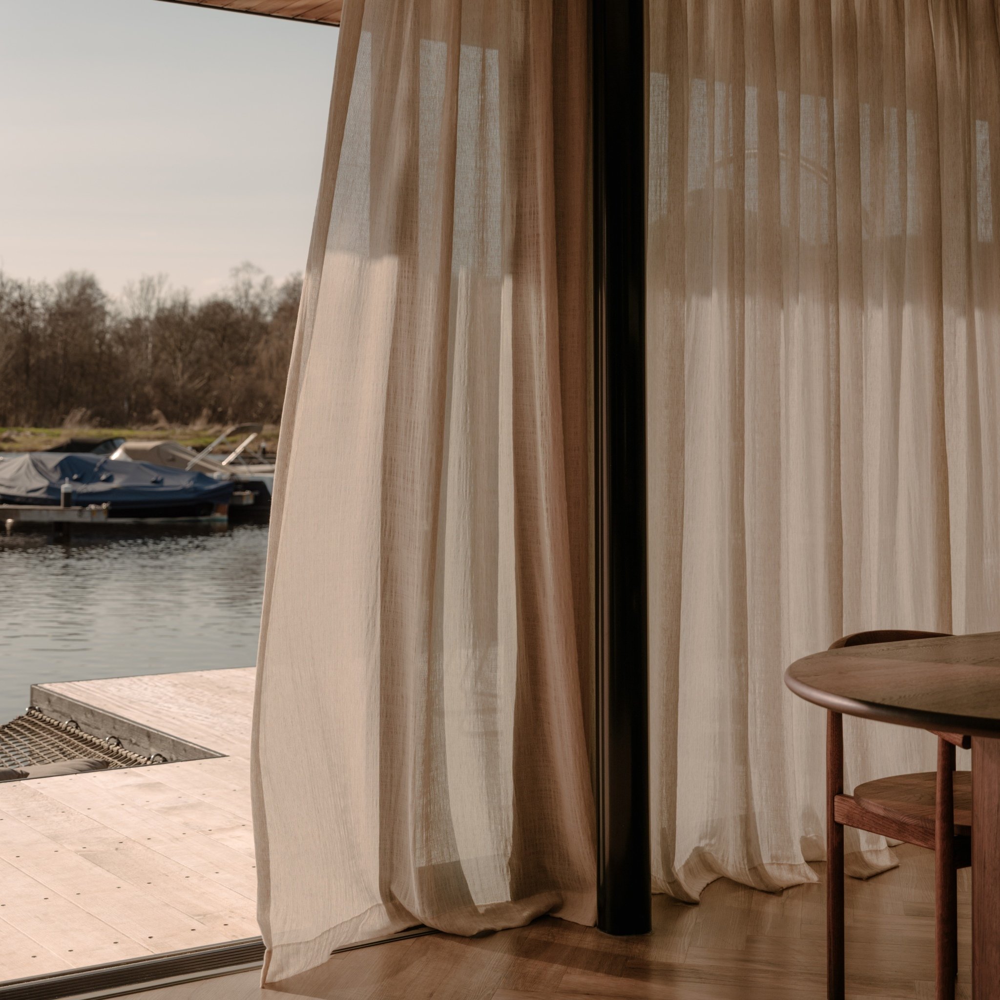 Haven Lake Village Gordijn Las Dalias 2 linnen