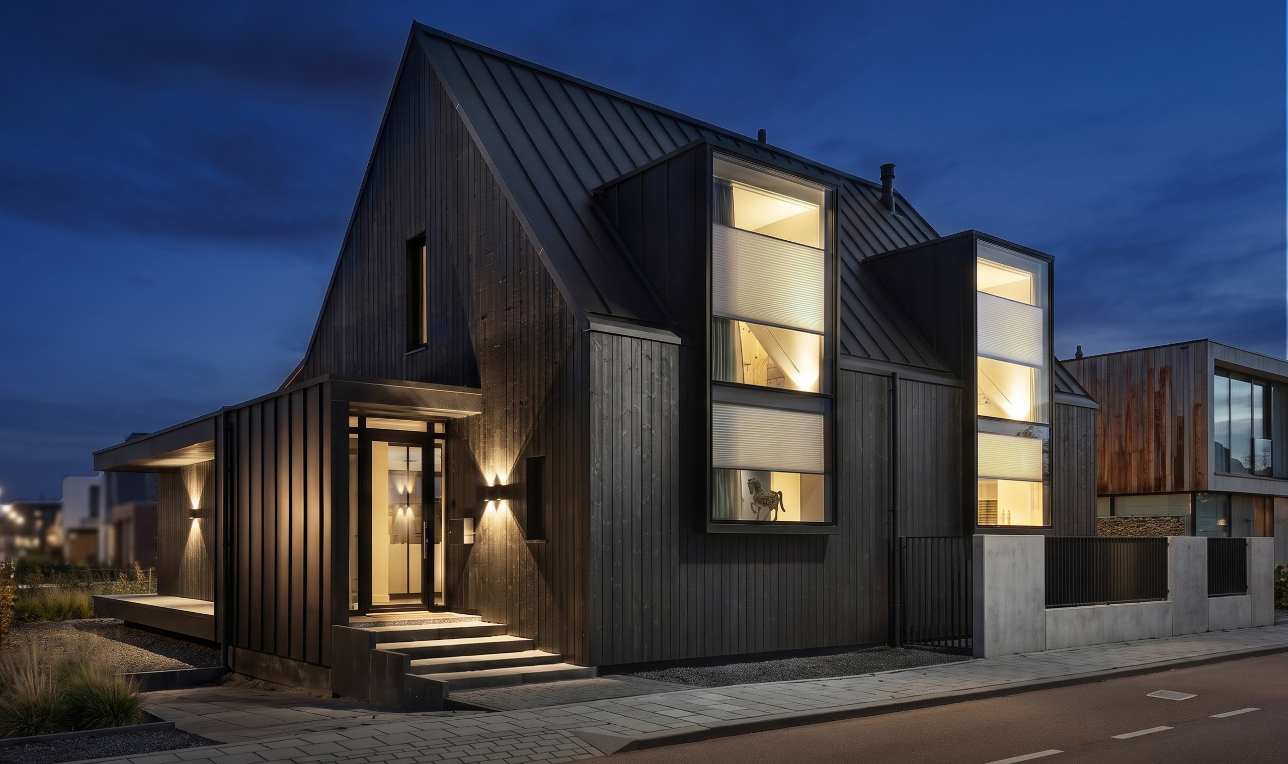 Huis met buiten Softtone Iso Plissé def