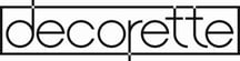 Logo Decorette zwartwit